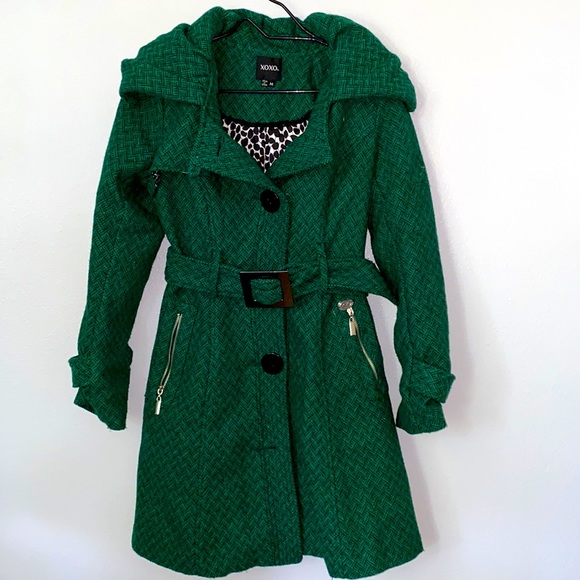 XOXO Jackets & Blazers - XOXO Green Coat